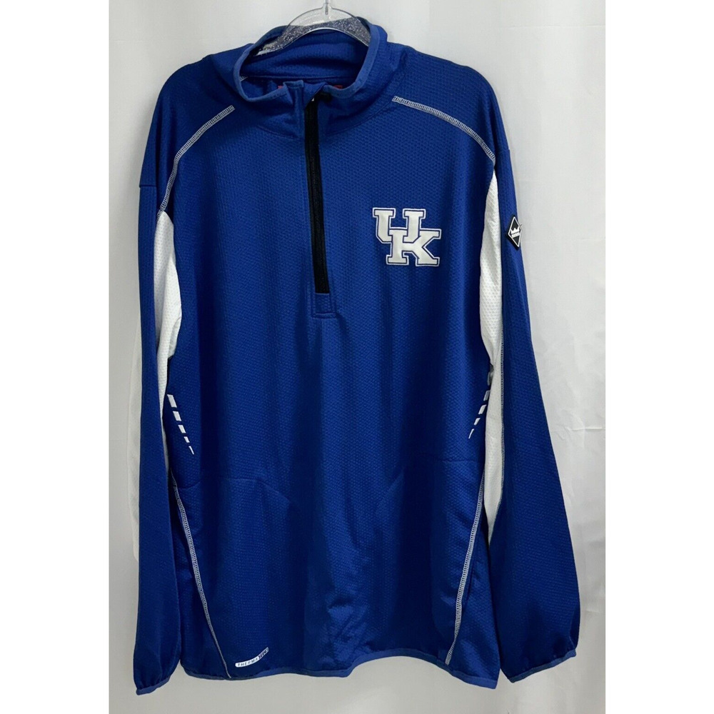 Franchise Club University of Kentucky 1/4 Zip Pullover Men's Size Large Royal